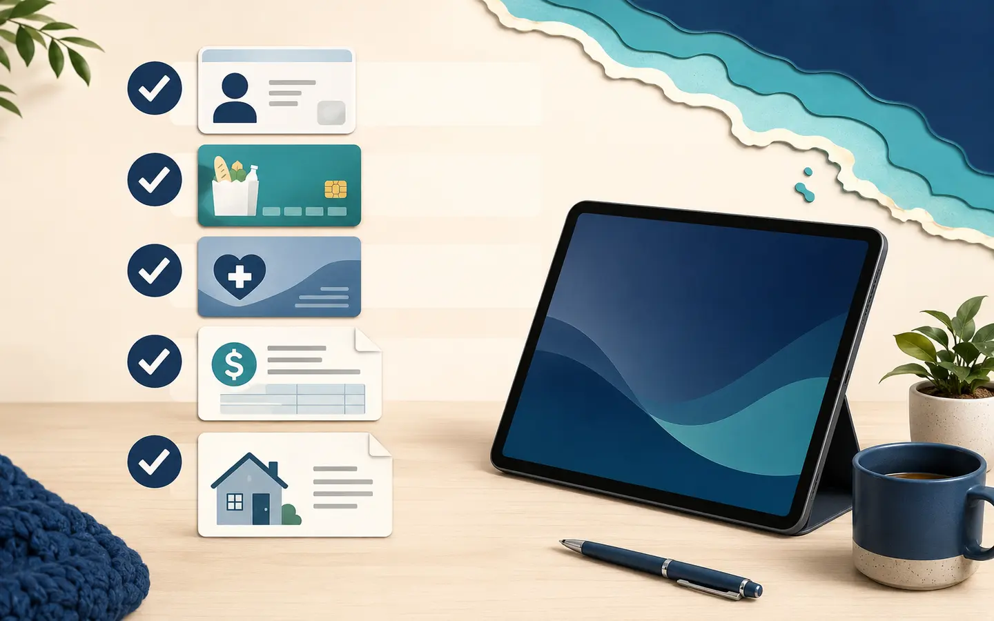 Eligibility documents for SNAP, Medicaid, Lifeline, and tablet assistance in Connecticut